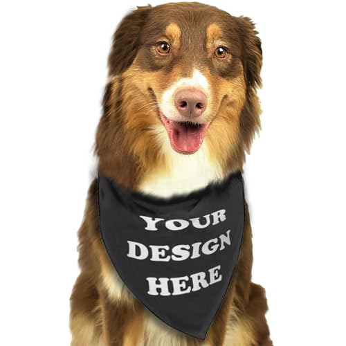 Custom Dog Bandana Bulk Personalized Dog Bandana Add Your Text Picture Name Logo Dog Scarf Cool Handkerchiefs for Cats Small