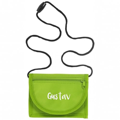 minimutz Geldbeutel mit Sichtfenster zum Umhängen mit Namen | Motiv Namensdruck | Brustbeutel personalisiert Geldbörse Kindergeldbeutel Münzfach Kinder Mädchen Jungen mit Klettverschluss