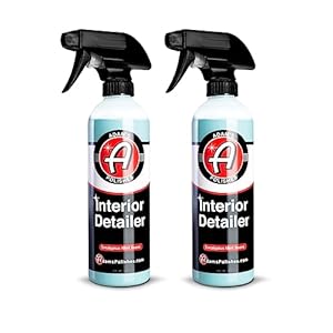 Adam’s Polishes Interior Detailer 16 fl. oz (2-Pack) – Total Car Interior Cleaner, Protectant & Dressing | All Purpose Cleaner & Leather Conditioner | Vinyl, Dashboard, Screen, Seat Cleaner & More