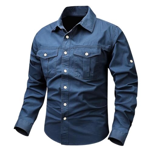 Chemise homme coton workwear ample pour dissimuler les formes
