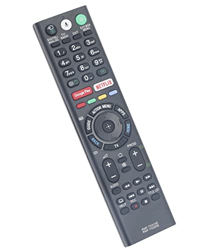 VINABTY Replaced Voice Remote RMF-TX310E RMF-TX220E Fit for Sony 4K Smart TV KD-43XG8305 KD-43XG8396 KD-49XF7596 KD-49XF8096 KD-49XF8505 KD-49XF8577 KD-49XF8596 KD-49XF8796 KD-49XF9005 - Image 2