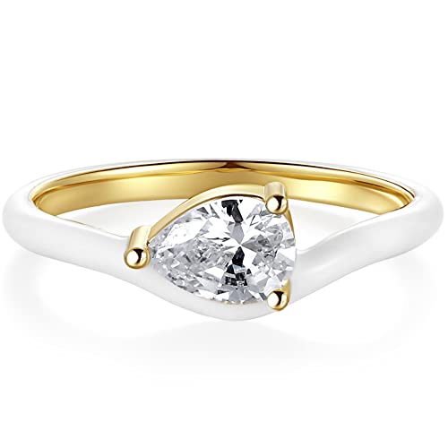 BLOSSOM & HUE �^�[�R�C�Y�G�i���������O | �C�[�X�g�E�F�X�g �m�i�V�^ �\���e�B�A CZ | 18K�S�[���h���b�L �X�^�[�����O - �J���t���G�i����, ����