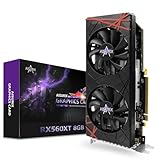 Kelinx RX 560 XT 8GB GDDR5 Graphics Card,1792SP,128Bits, PC Gaming Video Card, Computer GPU, PCI Express x16 3.0 with Freeze Fan Stop for Desktop Computer Tarjeta Gráfica