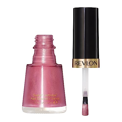 Revlon Nail Enamel, Chip Resistant Nail Polish, Glossy Shine Finish, In Plum/Berry, 151 Iced Mauve, 0.5 Oz #TOP2