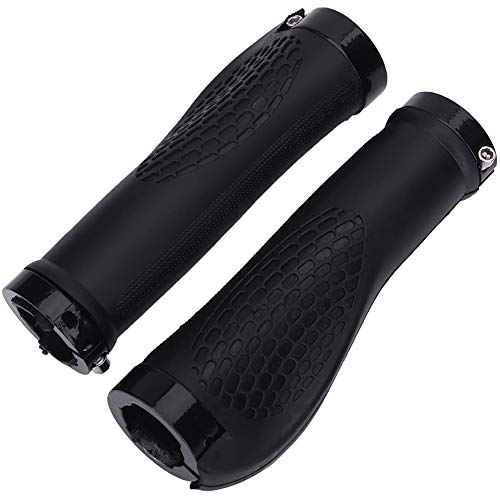 BESLIME Puños MTB Ergonomicos, Puños para Bicicleta Doble Bloqueo, Antideslizante Caucho Puños Manillar Bicicleta, para Bici de Montaña MTB BMX con Mango de Diámetro