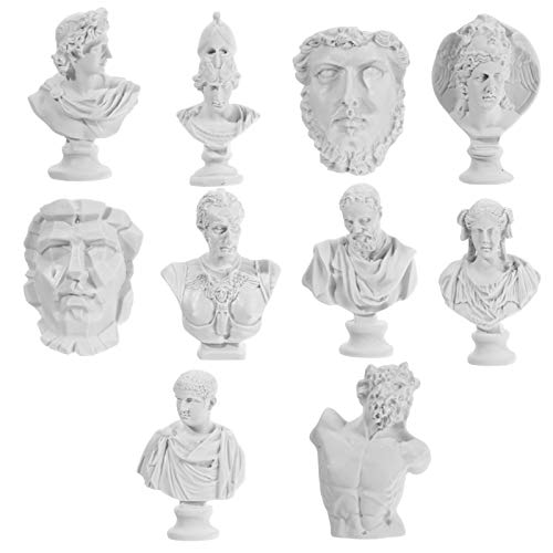 Artibetter 30 Pcs God Sculptures Goddess Decoration Practice Micro Style Figurine Plaster Decorative Drawing Miniatures Ornament Tabletop Souvenirs Diy Ornament/Ornaments #TOP20