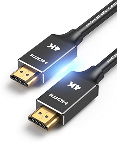 Capshi Kabel HDMI 4K o długości 9 m, kabel HDMI 2.0 podtynkowy CL3 (HDR10 8/10 bit 18 Gb/s HDCP2.2 ARC) Kabel ekranowany HD High Speed kompatybilny z Roku TV/laptopem/PC/HDTV