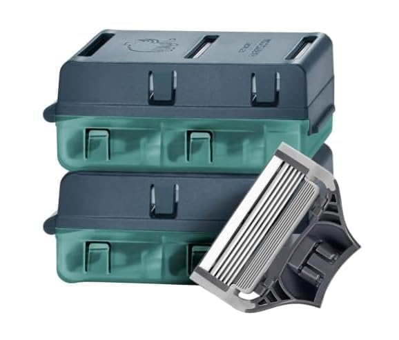 Razor Blade Refills Harry Razor Blade Refills 8 Count Sharper 5-Blade Close and Comfortable Shave