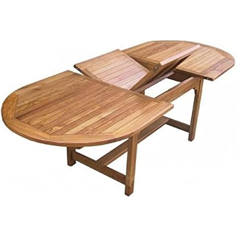 Sustainable Furniture Teak Garden Extending Table Cover