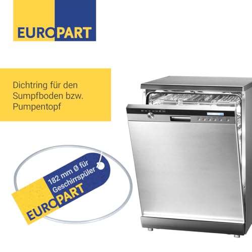 Dichtung für Pumpentopf wie BOSCH 12005744 182mmØ für Geschirrspüler