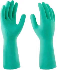 Luva Latex Impermeavel Limpeza Geral Multiuso Antiderrapante Verde Tamanho G