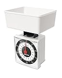 Die Waage kann in der dazugehörigen Schalte gut und Einfach verstaut werden; die Schüssel ist spülmaschinenfest