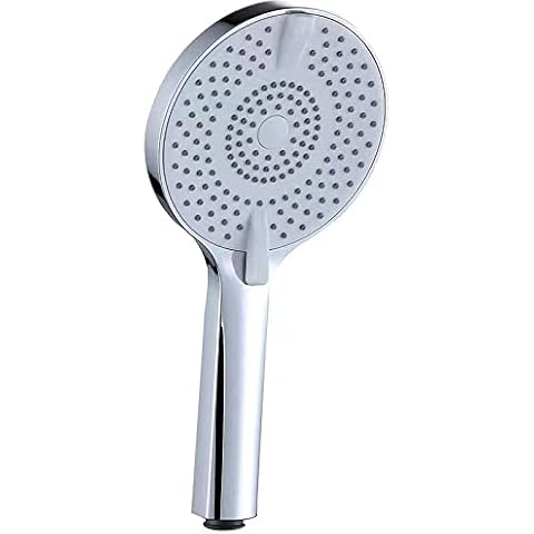 Scizorito Handheld High Pressure Shower Head, Anti-clog Nozzles, Detachable Showerhead, Large Area Handheld Rain Shower with 60 Inch Stainless Steel Hose, 4 Modes, Including Gun Mode Cover