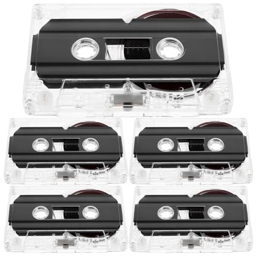 Cinta de casete vacía Lurrose con rendimiento estable y plástico reutilizable para música