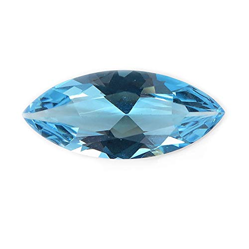 Topaze bleue naturelle pierre précieuse en vrac pour fabrication bijoux et chakra