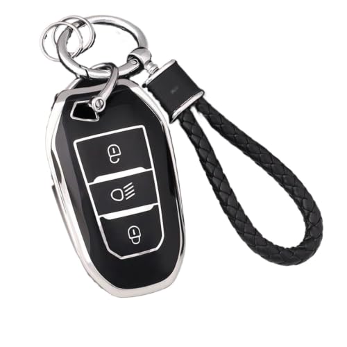Funda protectora de TPU para llave inteligente de coche Peugeot 2008 3008 5008 juego de 2