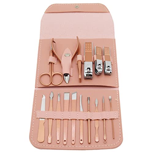 Zestaw obcinaczy do paznokci zestaw do pielęgnacji paznokci zestaw do pielęgnacji manicure zestaw obcinacza do paznokci zestaw nożyczek do manicure z torbą podróżną do pielęgnacji skórek i paznokci