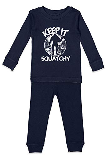 Tcombo Keep It Squatchy - Bigfoot Funny Kids Shirt & Pants Set