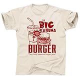 Big Kahuna Burger T-Shirt - Retro 90s Movie Men Graphic Tee for Pop Culture Fans | Vintage Hawaiian Burger Joint Design Inspired by Iconic Scene | Soft Cotton Unisex Novelty Tee (L, LA Vintage)