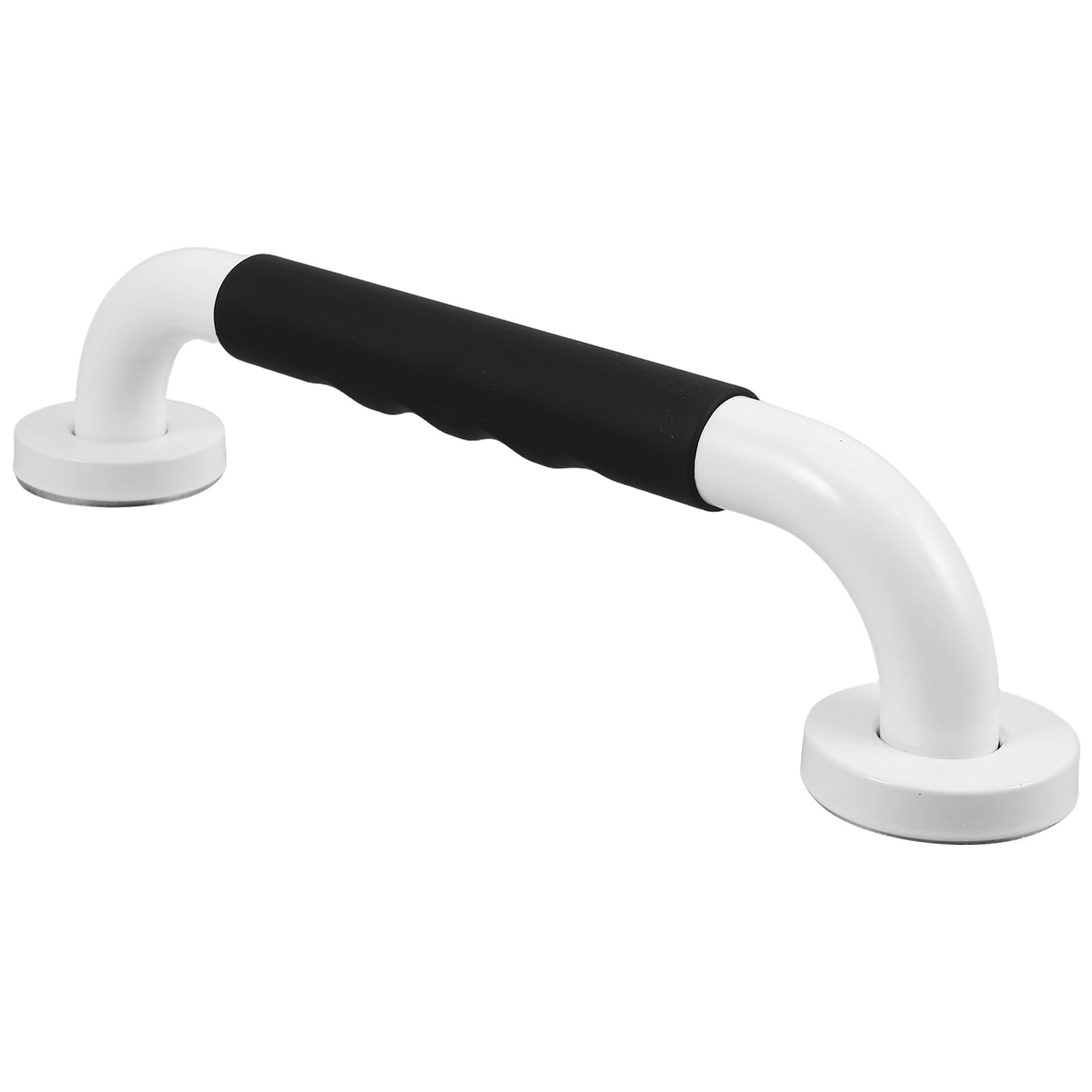 Barra de baño antideslizante en acero inoxidable con agarre ergonómico de silicona
