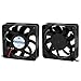 Aexit 2 sztuk DC 5 V 0.15A Wentylator wyciągowy 60x15mm do obudowy komputera PC Chłodnica procesora(2Pcs DC 5V 0.15A Ventilateur De Refroidissement 60 x 15mm pour PC Ordinateur Boîtier Refroidisseur
