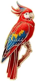 1 broche de pássaro esmaltado para casamento, festa, terno, acessórios de vestido, decoração de bolsa