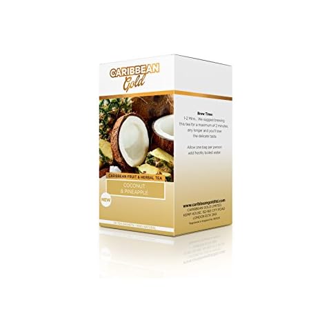 Caribbean Gold Coconut & Pineapple Herbal Tea Cover
