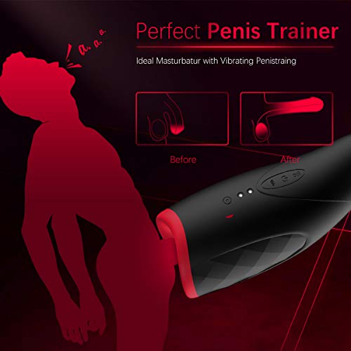 Elektrische Māstūrbatōr Māstūrbatōrs voor mannen met 10 vibrātiestānden, Siliconen Māstūrbatōrs šéksspééltjé voor mannen Cūp Māstūrbatōrs Trainer šéksspeeltje Vibrátōrs Pénispōmp Anāālspééltjés - Afbeelding 3