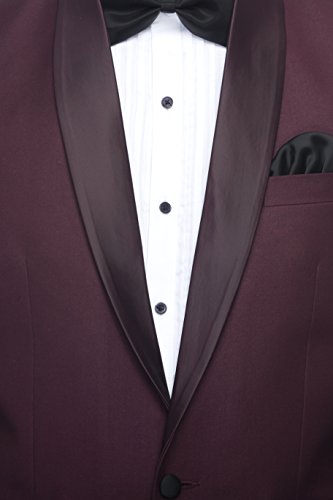 FAVOROSKI-Designer-Mens-Solid-Poly-Viscose-Slim-Fit-Shawl-Collar-Tuxedo-Suit-Blazer