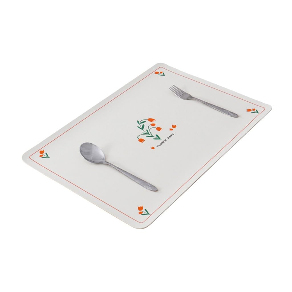 Tapis de table en cuir pour repas de cuisine occidentale et protection de table à thé