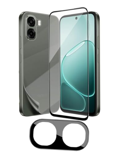 Image of ZARALA Tempered Glass Screen Protector Compatible for Oppo A6x 5G | Front And Back Screen Guard With camera lens protector