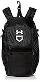 Under Armour Men's Utility Baseball Backpack , Black (001)/White , One Size Fits All