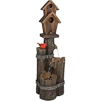 Algopix Similar Product 2 - Sunnydaze 2 Story Birdhouse with