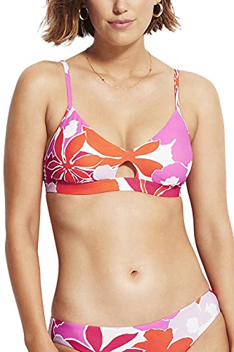 Seafolly Damen Bralette Bikini, Spicy Orange, 36