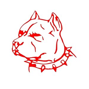 Auto Decal Sticker, Auto Venster Decal, Auto Decal Funny, Vinyl Decal Pitbull Auto Sticker Waterdichte Auto Decoratie…