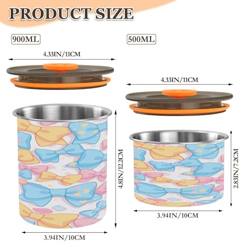 Envase hermético de acero inoxidable para café 900 ml miniatura 2