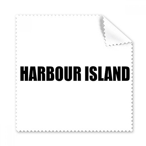Essuie-lunettes Bahamas motif Harbour Island pour nettoyer l'écran tactile
