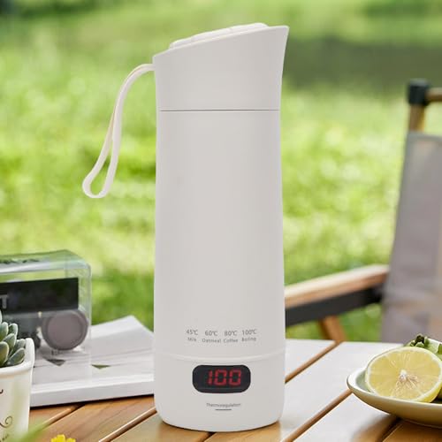 Tetera eléctrica portátil Zunate 400ml con display miniatura 2