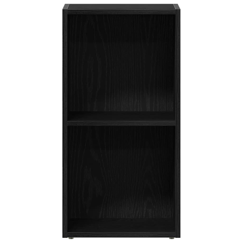 Caja de almacenamiento LP en aspecto de roble negro, 71 x 34 x 36 cm, caja de madera para discos de vinilo, estante horizontal y vertical, para salón y oficina