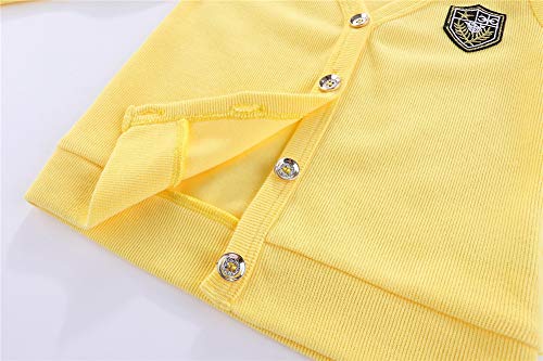 Mud Kingdom Cute V-Neck Cardigan For Toddler Boys Fashion Plain Red 18-24 Months #TOP5