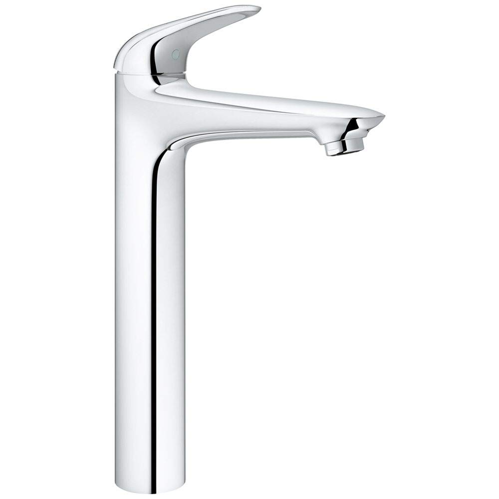 Mitigeur lavabo GROHE Eurostyle XL gris 23719003 | Robinet de salle de bain haut bec pivotant