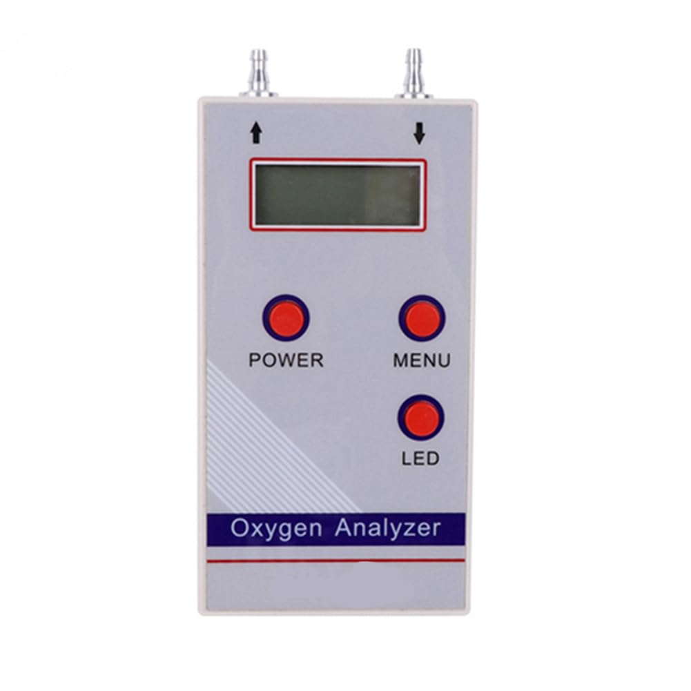 Analizador de Oxígeno Portátil Profesional, Medidor de Concentración de Oxígeno O2, Detector de Flujo y Presión, Detector de Gas.