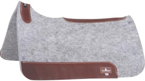 Classic Equine Blended Felt Saddle Pad, 1-inch Thick, 31-inch x 32-inch