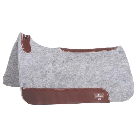 Classic Equine Blended Felt Saddle Pad, 1-inch Thick, 31-inch x 32-inch