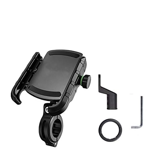 Motorcykel telefonhållare för moto motorcykel spegel mobilstativ stöd USB laddare trådlös laddning mobiltelefon montering (Color : Without Charger)