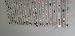Beaded Window Curtain WALL DECOR Handmade Crystals and Semi Precious Stones