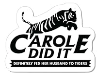 Algopix Similar Product 14 - Tiger King Sticker  Joe Exotic Sticker