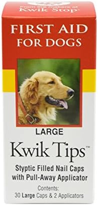 Kwik Stop Styptic Filled Nail Caps for Dogs