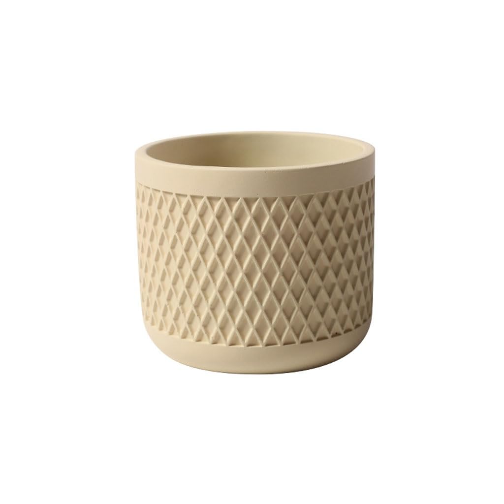 Gelasige B Flower Pots Ceramic Flower Pot Tabletop Flower Pot Fresh Style Home Decoration Flower Pot Flower Pot With Drainage Holes Outdoor Flower Pots(B)