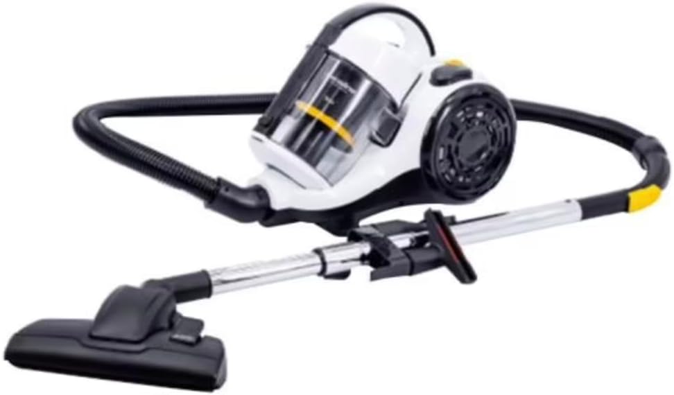 VALBERG CYCLOCLEAN vacuum cleaner with hose, telescopic tube, and floor nozzle assembled.